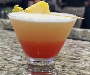 Tasty cocktail at the Salty Neighbor.