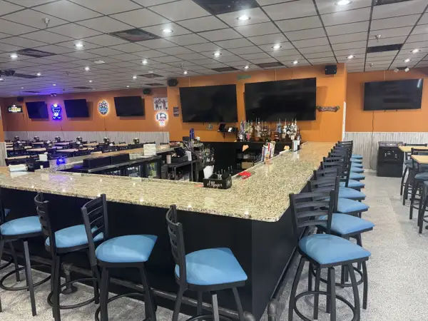 Bar seating at the Salty Neighbor. 